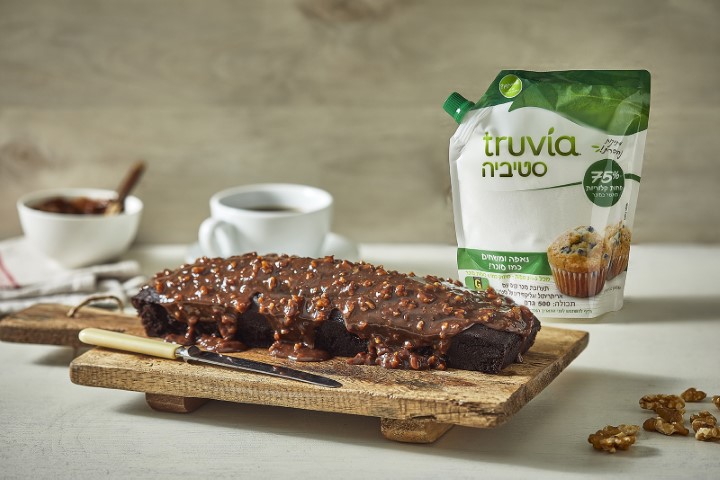 TRUVIA עוגת שוקולד בחושה (צילום: אפיק גבאי)