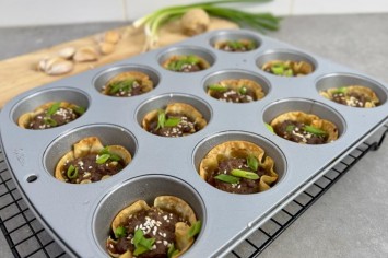 כיסונים אסיאתיים אפויים עם טריק