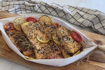 סירות טופו צלוי בשום ולימון