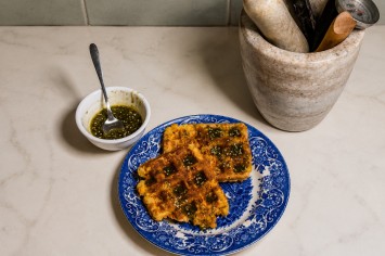וופל בלגי מלוח – וופל תירס