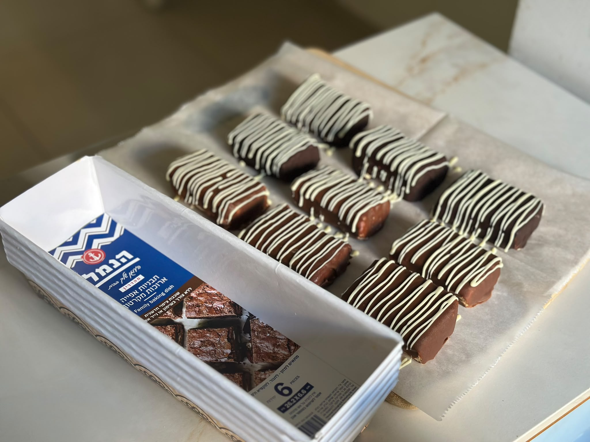 גלידוניות ביתיות - גלידוניות אלפחורס בציפוי שוקולד 7