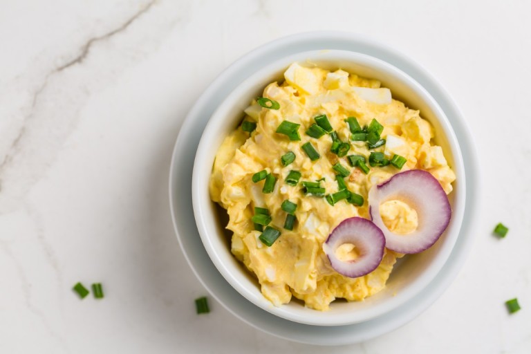 סלט ביצים – HappyFood – אוכל טעים לסוכרתיים